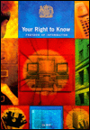 Book Your Right to Know: Freedom of Information, Command Paper 3818 (CM) free