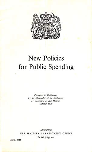Book New policies for public spending (Cmnd. 4515) free