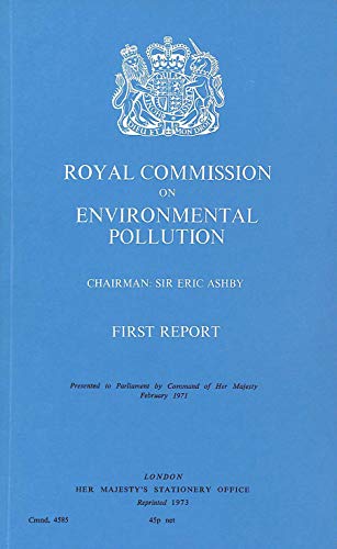 Book Environmental Pollution, Royal Commission on: 1st Report (Command 4585) free