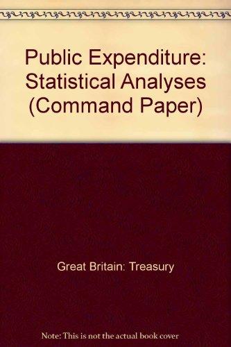 Book Public expenditure: Statistical analyses 2000-01 (Cm) free