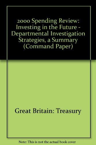 Book Spending Review: 2000 (command Paper) free