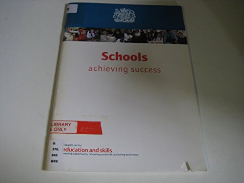 Book Schools Achieving Success: Setting a Strategy for Improving Secondary Education (Cm) free