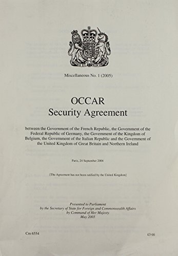 Book Great Britain (treaty) Occar Security Agreement free