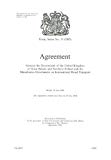 Book Agreement Between The Government Of The United Kingdom Of Great Britain And Northern Ireland And The Macedonian Government On International Road Transport: Skopje, 18 June 1996 (treaty) free