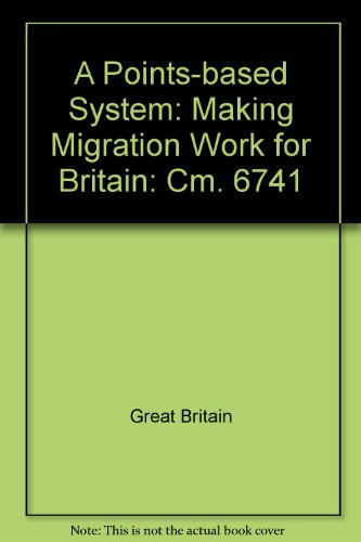 Book A Points-Based System: Making Migration Work for Britain free
