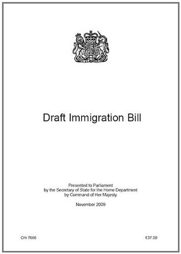 Book Draft Immigration Bill: Cm. free