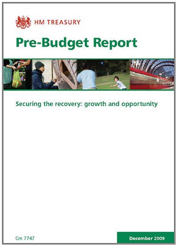 Book Pre-budget Report 2009 (cm.) free