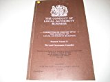 Book 'THE CONDUCT OF LOCAL AUTHORITY BUSINESS, RESEARCH VOLUME II: THE LOCAL GOVERNMENT COUNCILLOR' free