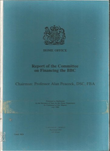 Book Report of the Committee on Financing the BBC (Cmnd.) free