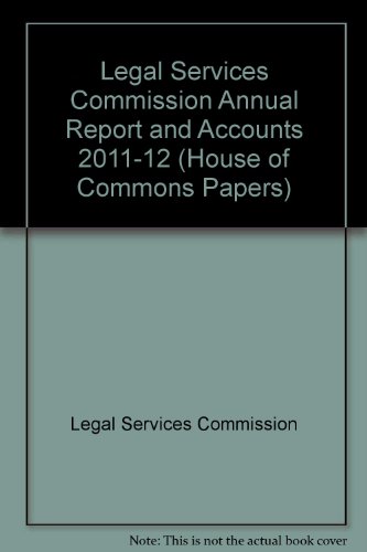 Book Legal Services Commission Annual Report: 2011-2012 free