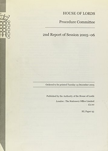 Book 2nd Report of Session 2005-06 free
