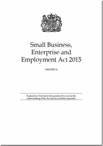 Book Small Business, Enterprise and Employment Act 2015: Chapter 26 free