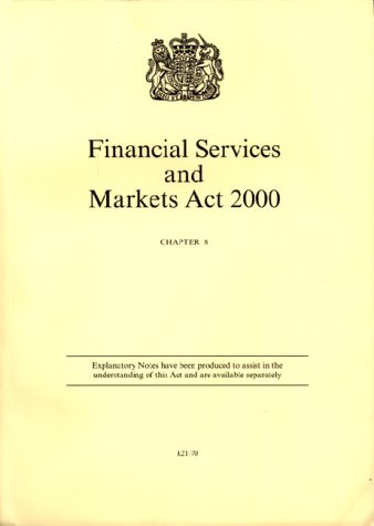 Book Financial Service and Markets Act 2000 free