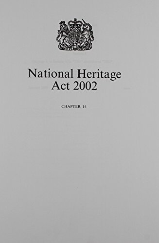 Book National Heritage Act 2002 (public General Acts - Elizabeth Ii) free Book National Heritage Act 2002 (public General Acts - Elizabeth Ii) free