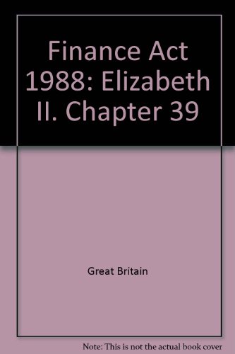 Book Finance Act: Chapter 39 free