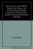 Book Parliamentary Debates, House Of Lords, 1994-95 (5th Series, April 3 - May 5 1995 free