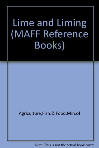 Book Lime And Liming (maff Reference Books) free