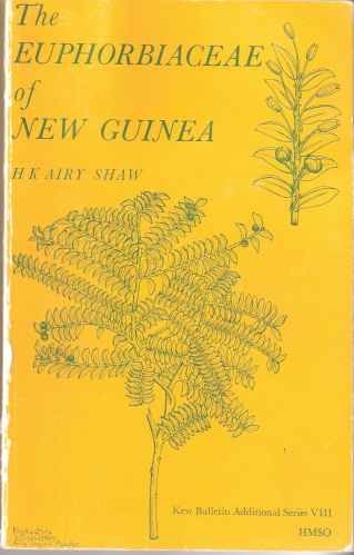 Book The Euphorbiaceae of New Guinea (Kew bulletin additional series) free