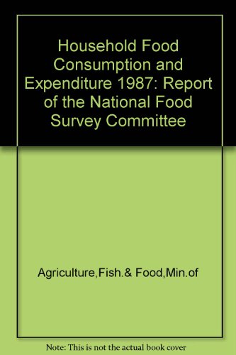 Book Household Food Consumption and Expenditure free