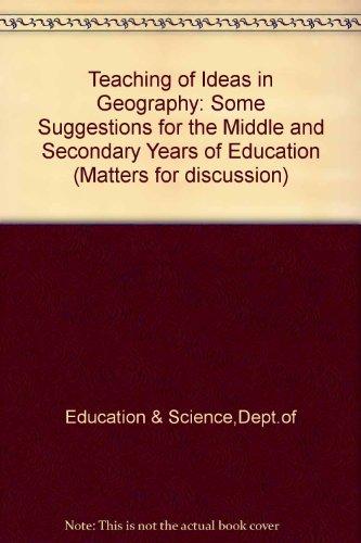 Book The teaching of ideas in geography free