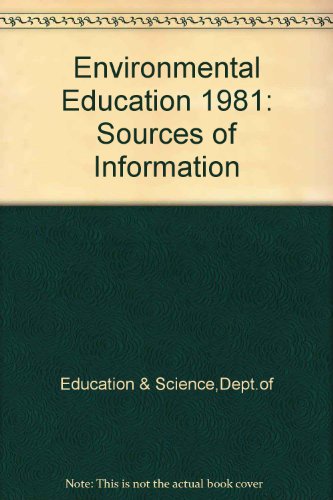 Book Environmental Education 1981: Sources Of Information free