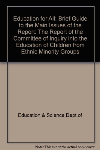 Book Education for All: A Brief Guide to the Main Issues of the Report: a Brief Guide to the Main Issues of the Report free