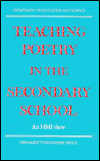 Book Teaching poetry in the secondary school: An HMI view free