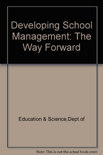 Book DES Developing School Management - the Way Forward. A Report by the School Management Task Force free