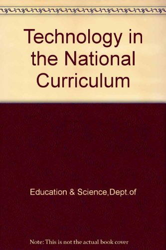 Book Technology in the National Curriculum free