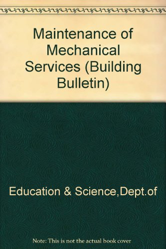 Book Maintenance Of Mechanical Services free