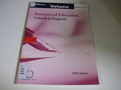 Book Statistics of Education: Schools in England free