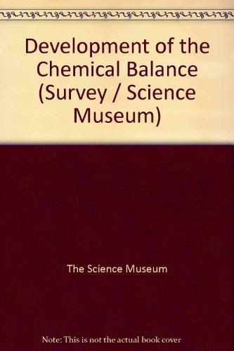 Book Development of the chemical balance, (A Science Museum survey) free