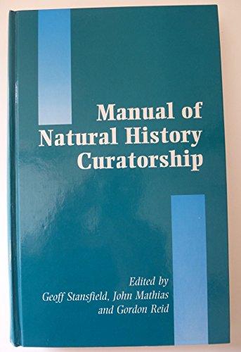 Book Manual of Natural History Curatorship. free