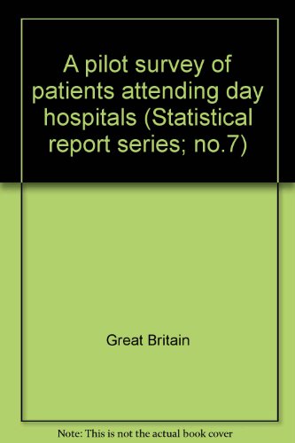 Book A Pilot Survey Of Patients Attending Day Hospitals free