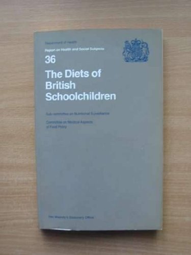 Book The Diets of British schoolchildren (Report on health and social subjects) free