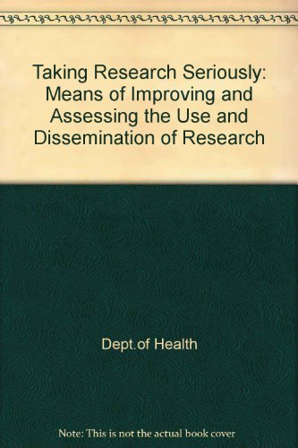 Book Taking Research Seriously free