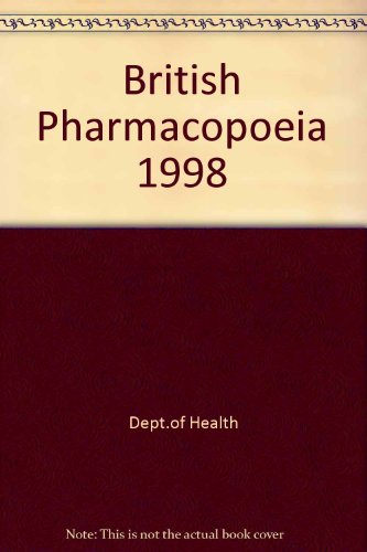 Book British Pharmacopoeia 1998 free