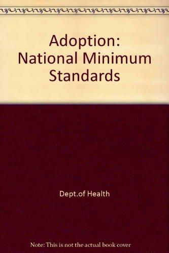 Book Adoption: National Minimum Standards free