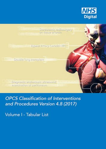 Book OPCS classification of interventions and procedures: Vol. 1: Tabular list free
