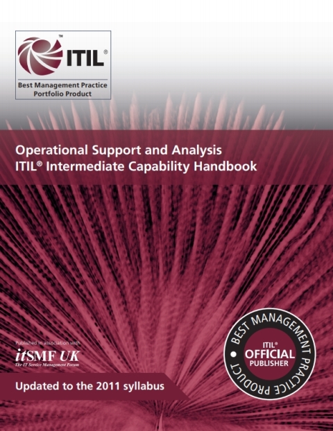 Book Operational Support and Analysis ITIL Intermediate Capability Handbook free