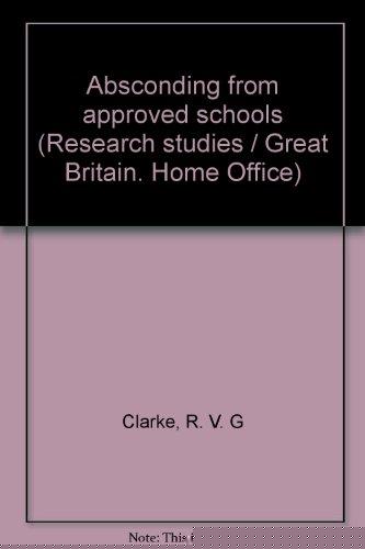 Book Absconding From Approved Schools free