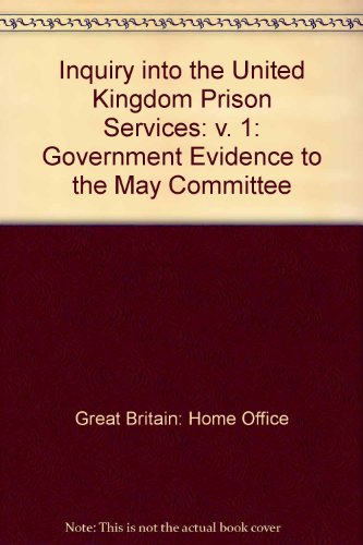 Book Inquiry Into The United Kingdom Prison Services (v. 1) free
