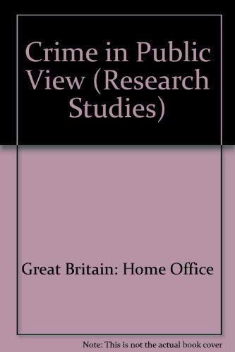 Book Crime in public view (Home office research study) free