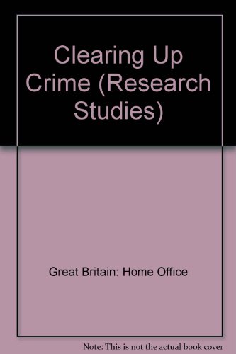 Book Clearing up crime (Home Office research study) free