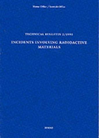 Book Incidents Involving Radioactive Materials (technical Bulletin) free