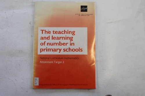Book The Teaching and Learning of Number in Primary Schools: National Curriculum Mathematics: Attainment Target 2 free