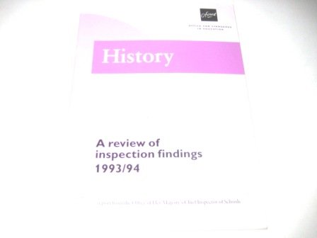 Book Mathematics 1993/94: A Review Of Inspection Findings free