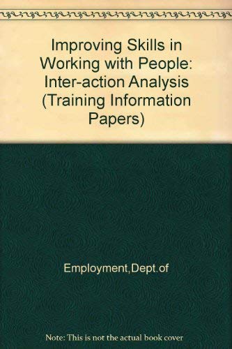 Book Improving skills in working with people, interaction analysis (Training information paper) free