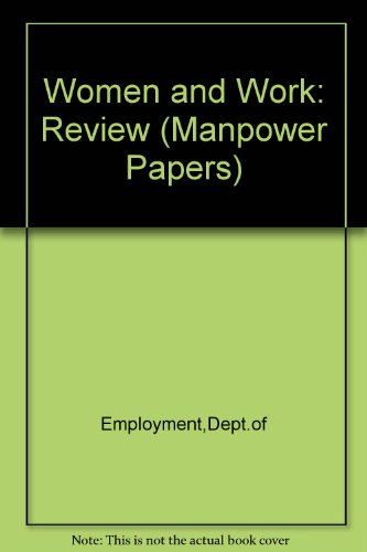 Book Women & work: A review (Manpower paper) free