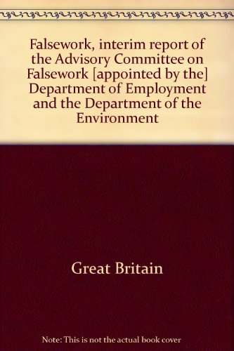 Book Falsework;: Interim Report Of The Advisory Committee On Falsework free